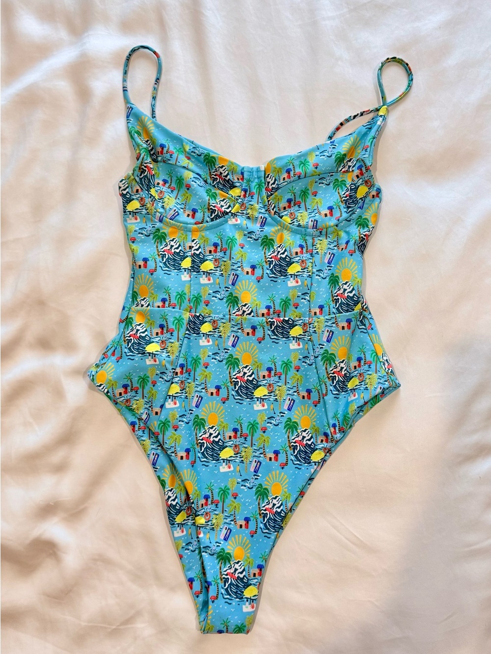 Skatie Womens Size XS St Tropez - Underwire One-Piece Swimsuit